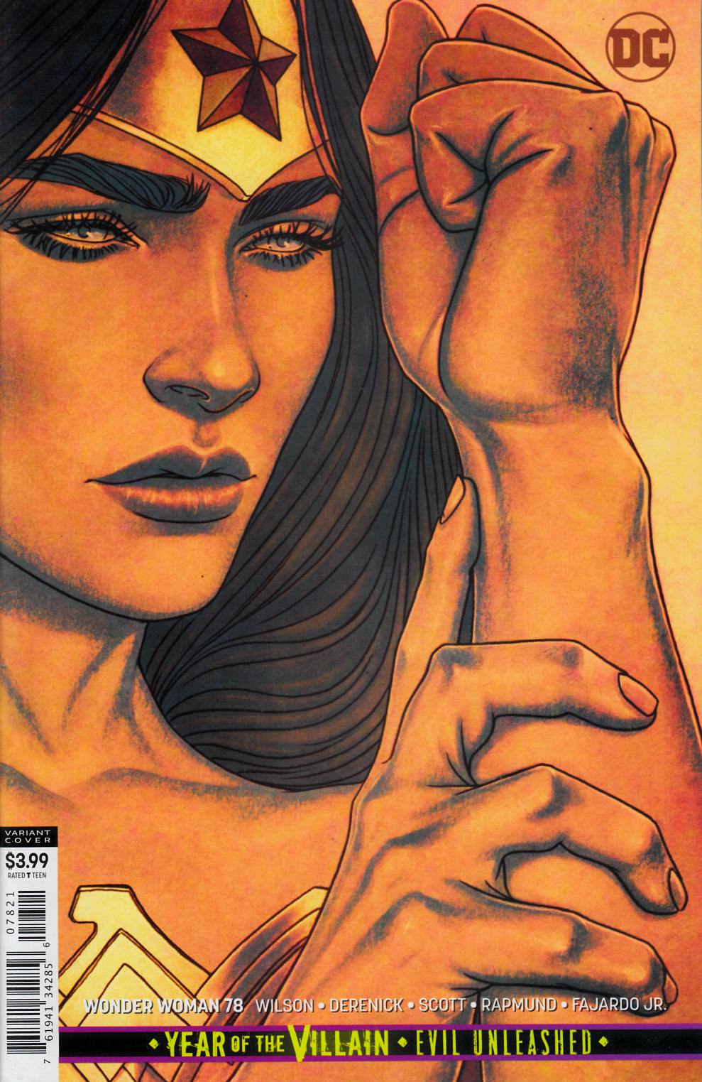 Wonder Woman #78 Frison Variant Cover Near Mint Minus (9.2) [DC Comic] THUMBNAIL