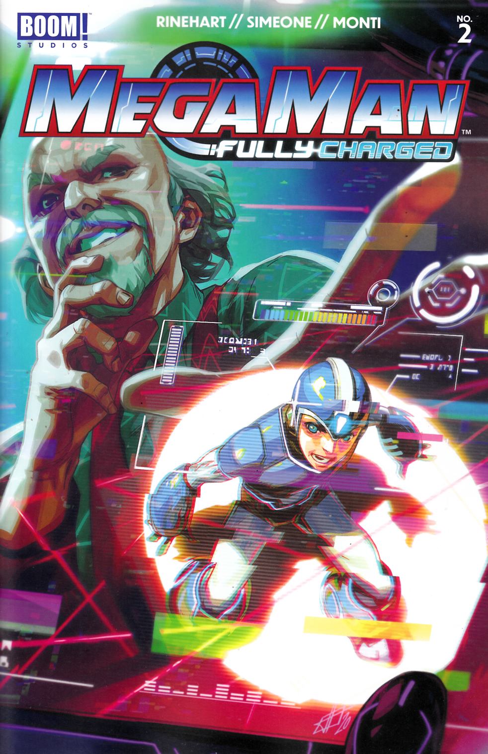 Mega Man Fully Charged #2 Near Mint (9.4) [Boom Comic] LARGE