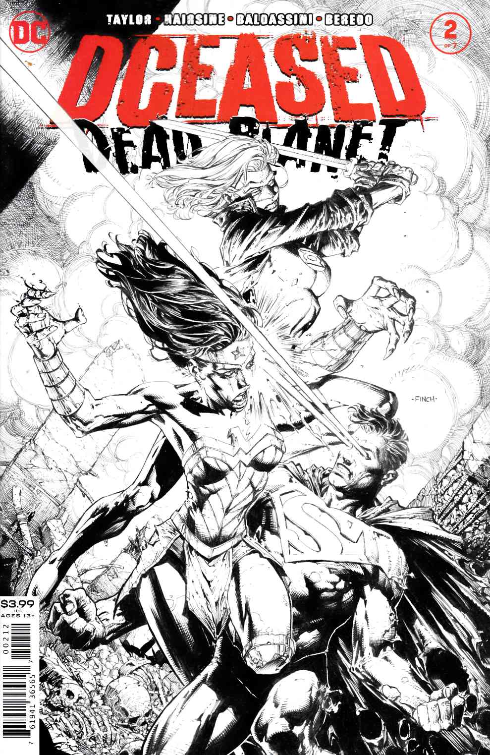 DCeased Dead Planet #2 Second Printing Near Mint (9.4) [DC Comic] THUMBNAIL