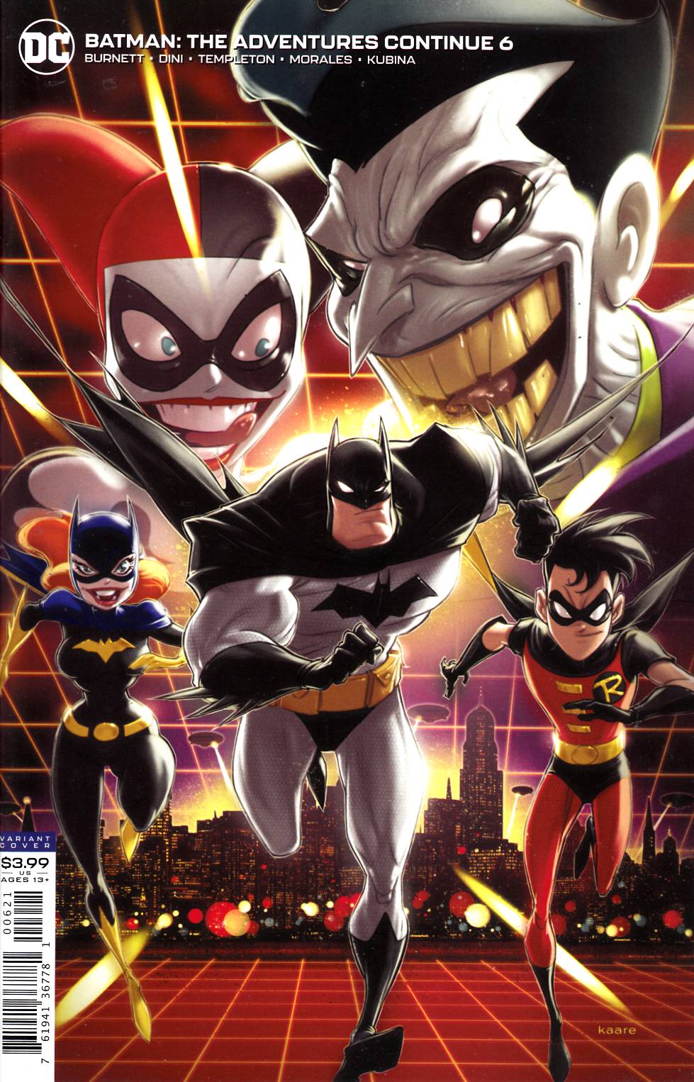 Batman the Adventures Continue #6 Andrews Variant Cover Near Mint (9.4) [DC Comic] THUMBNAIL