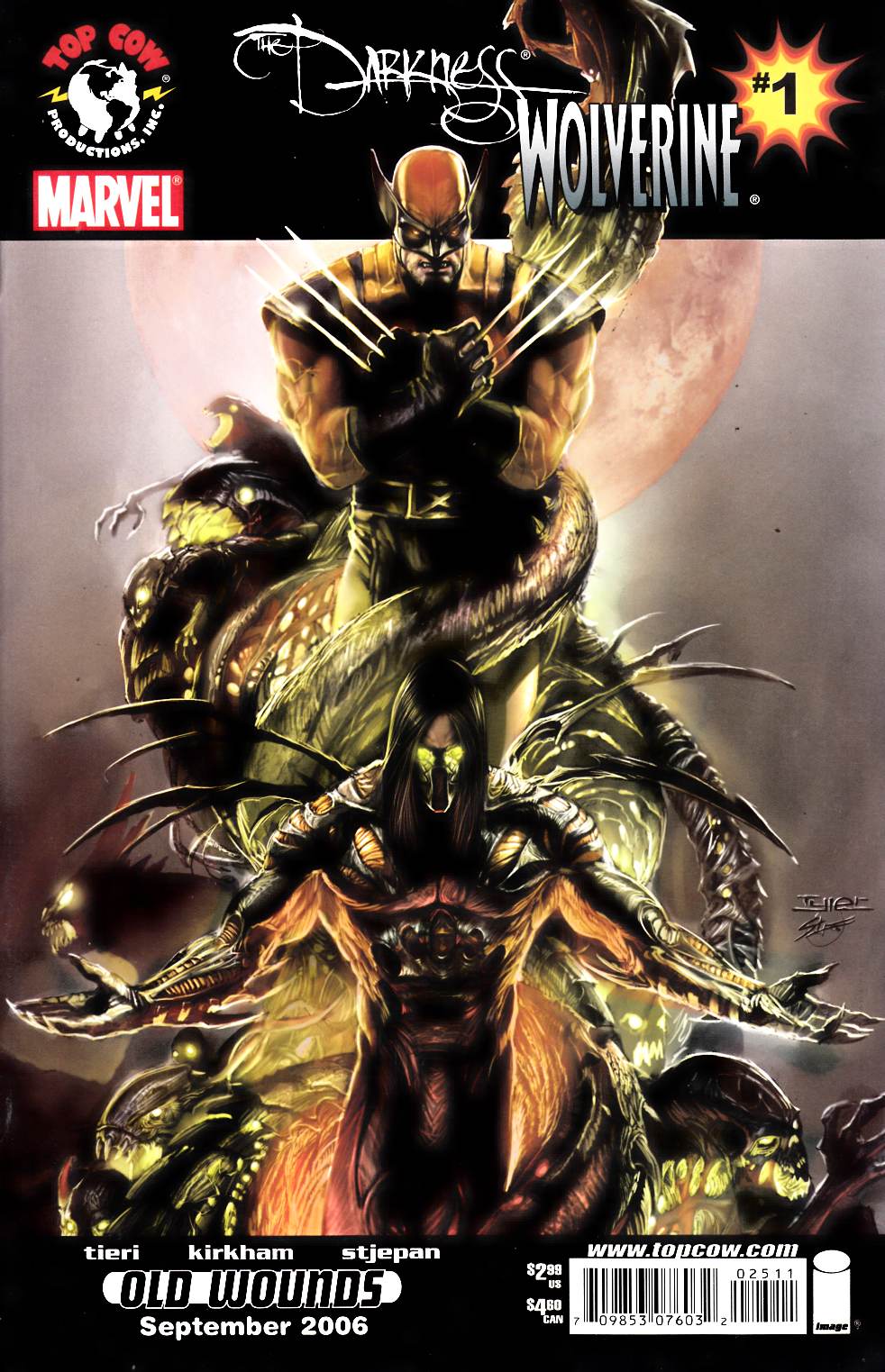 Darkness Wolverine #1 Near Mint Minus (9.2) [Image Comic] THUMBNAIL