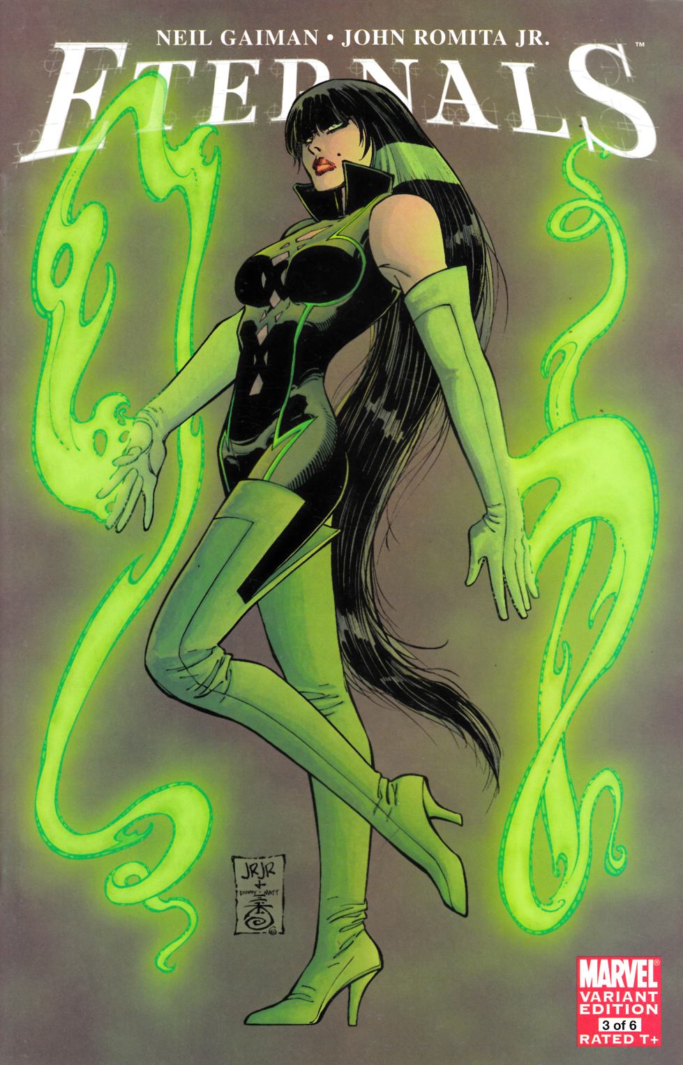 Eternals #3 Romita Jr Variant Cover Near Mint Minus (9.2) [Marvel Comic] THUMBNAIL
