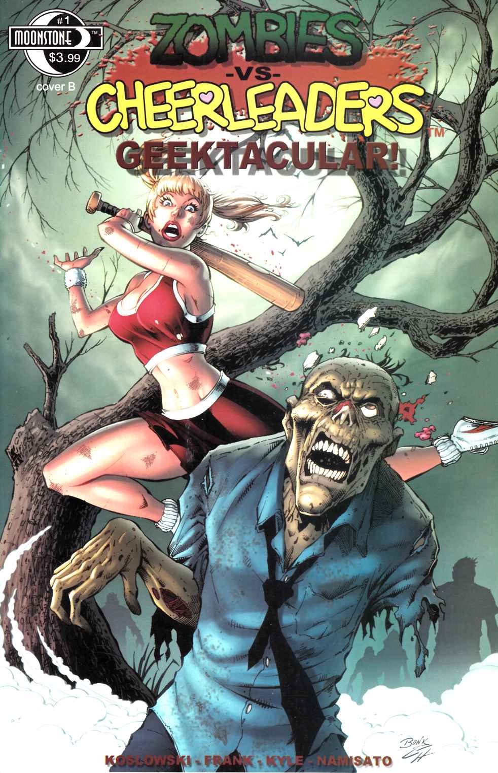 Zombies vs Cheerleaders Geektacular #1 Cover B [Moonstone Comic] LARGE