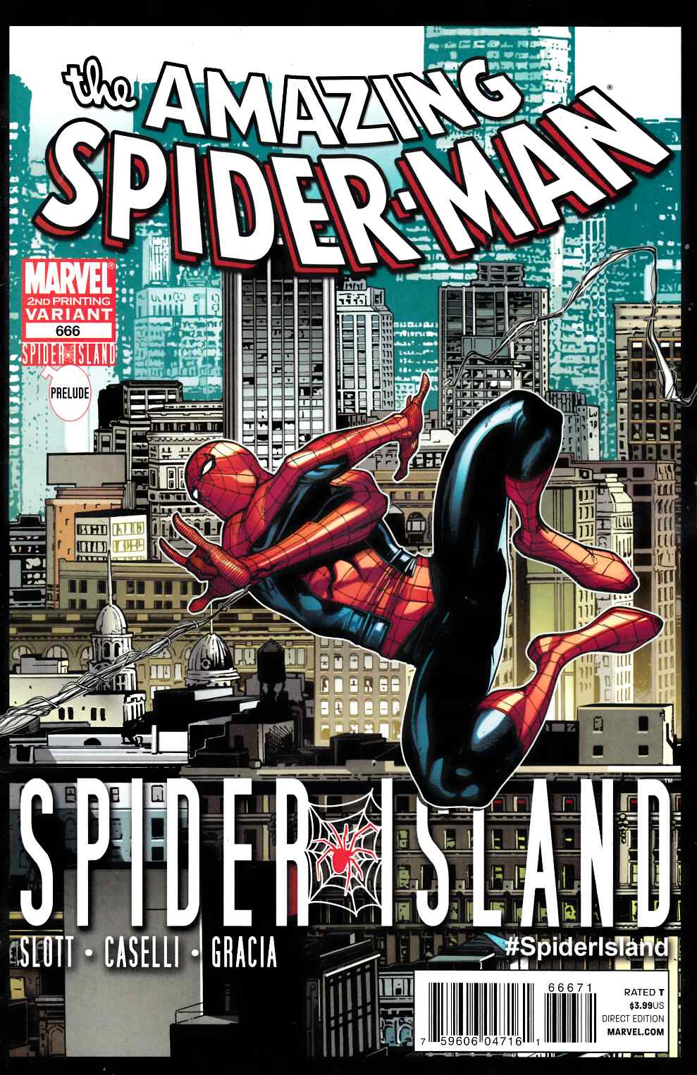 Amazing Spider-Man #666 Second Printing Near Mint Minus (9.2) [Marvel Comic] LARGE