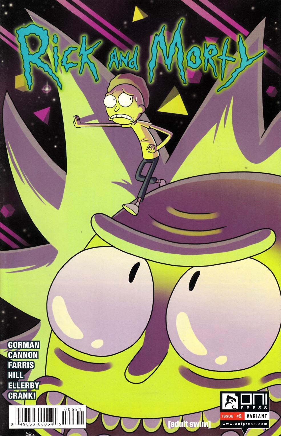 Rick & Morty #5 McGinty Variant Cover- Near Mint Minus (9.2) [Oni Press Comic] THUMBNAIL
