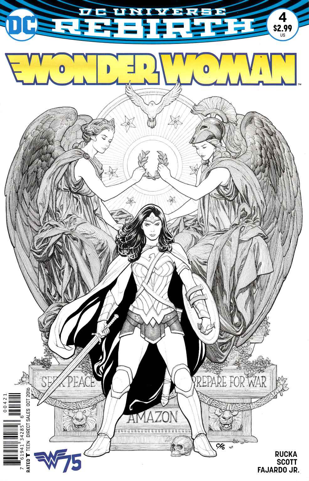 Wonder Woman #4 Cho Variant Cover Very Fine (8.0) [DC Comic] THUMBNAIL