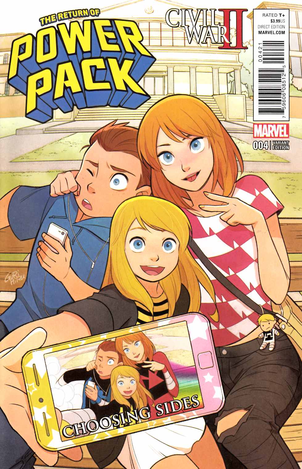 Civil War II Choosing Sides #4 Gurihiru Variant Cover [Marvel Comic] LARGE