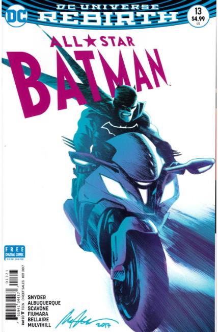 All Star Batman #13 Albuquerque Variant Cover Near Mint (9.4) [DC Comic] LARGE