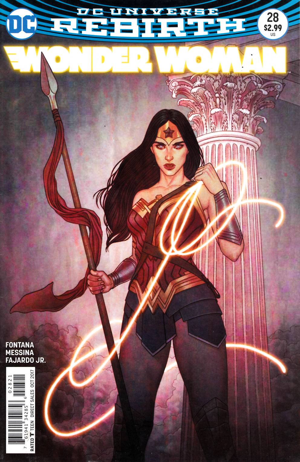 Wonder Woman #28 Frison Variant Cover Very Good (4.0) [DC Comic]