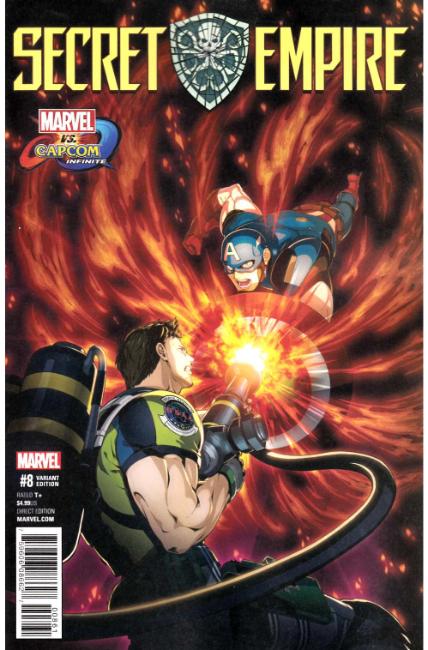 Secret Empire #8 Mizuno Marvel vs Capcom Variant Cover [Marvel Comic] LARGE