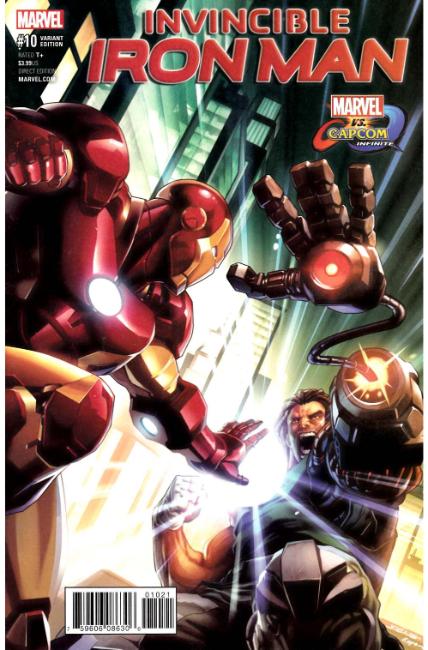 Invincible Iron Man #10 Ng Marvel vs Capcom Variant Cover [Marvel Comic] THUMBNAIL