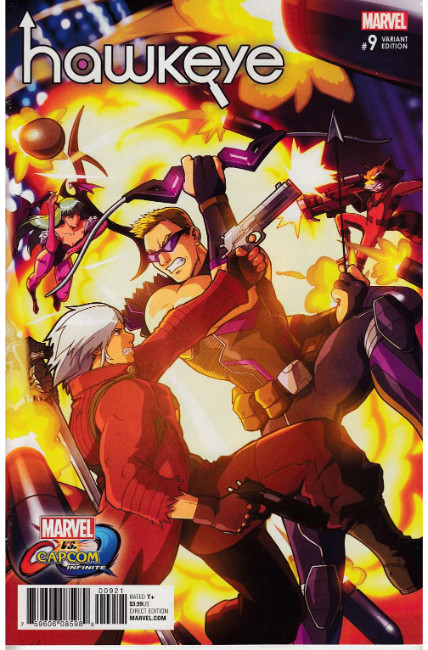 Hawkeye #9 Marvel vs Capcom Variant Cover Near Mint (9.4) [Marvel Comic] LARGE