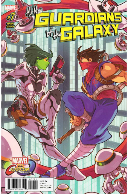 All New Guardians of the Galaxy #7 Huang Marvel vs Capcom Variant Cover [Marvel Comic] LARGE