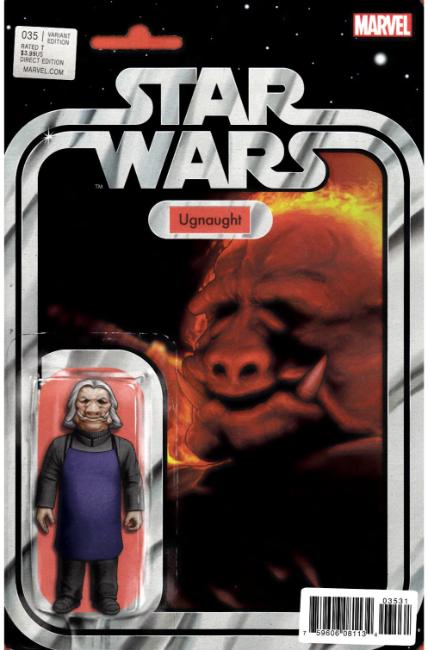 Star Wars #35 Christopher Action Figure Variant Cover [Marvel Comic] LARGE