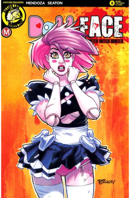Dollface #8 Cover F- McKay Pin Up Tattered & Torn [Action Lab Comic] LARGE