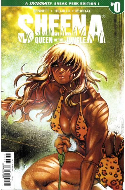 Sheena #0 Cover B- Moritat Sneak Peek Incentive [Dynamite Comic] LARGE