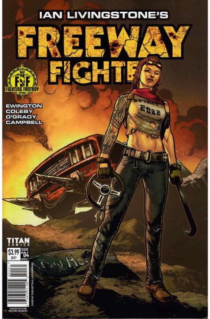 Ian Livingstones Freeway Fighter #4 Cover C [Titan Comic] LARGE