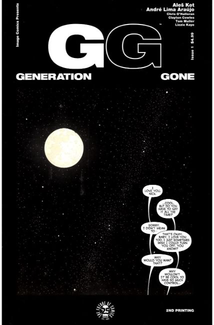 Generation Gone #1 Second Printing [Image Comic] THUMBNAIL