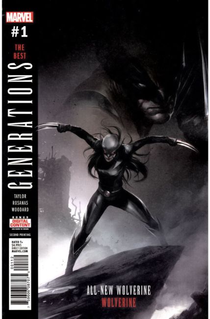 Generations Wolverine & All-New Wolverine #1 Second Printing Very Fine (8.0) [Marvel Comic] THUMBNAIL