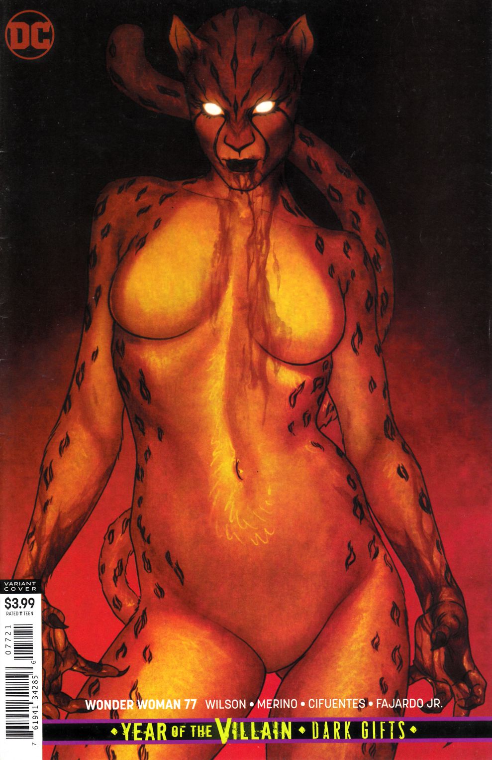 Wonder Woman #77 Frison Variant Cover Very Fine (8.0) [DC Comic] LARGE