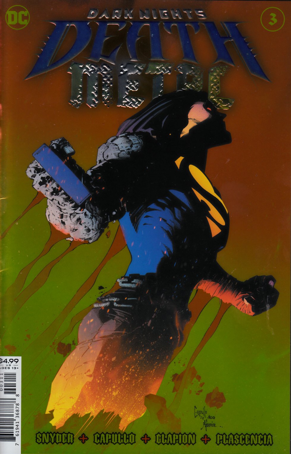 Dark Nights Death Metal #3 Cover A Near Mint Minus (9.2) [DC Comic] LARGE