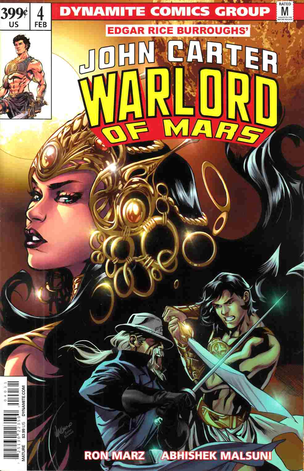 John Carter Warlord #4 Cover C- Lupacchino [Dynamite Comic] THUMBNAIL