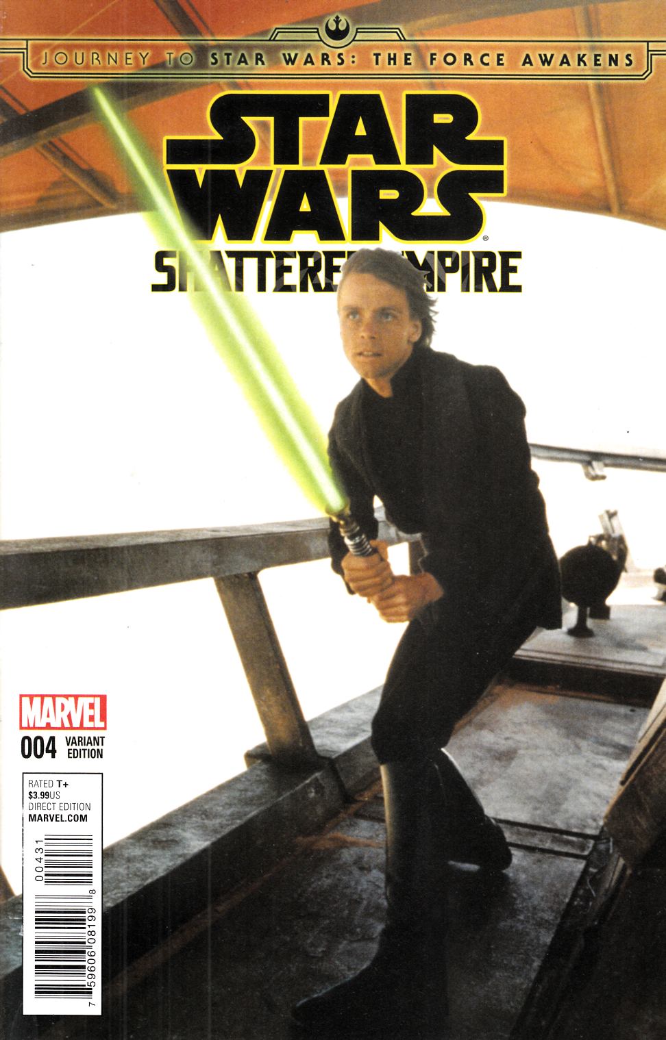 Star Wars Force Awakens Shattered Empire #4 Movie Cover [Marvel Comic] LARGE