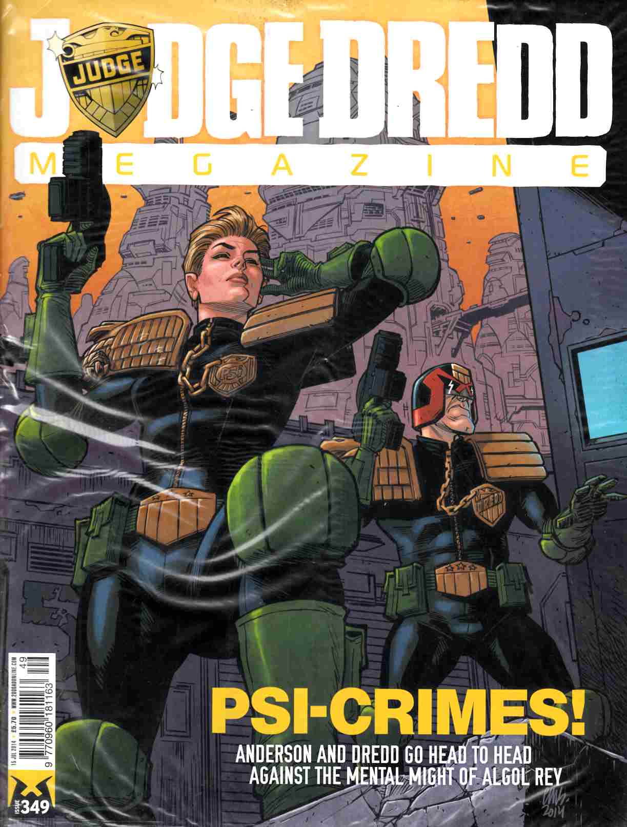 Judge Dredd Megazine #349 [Magazine] LARGE