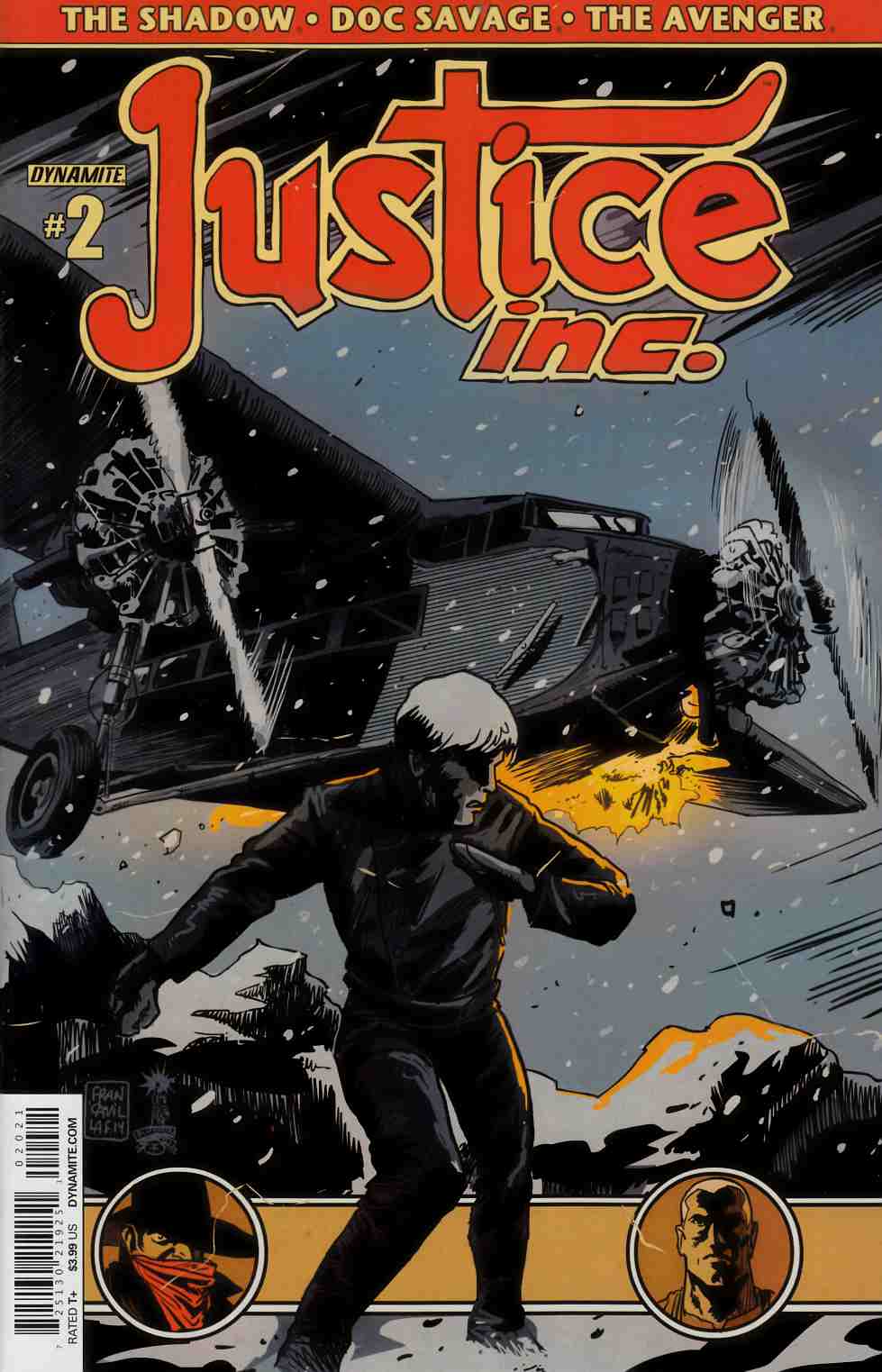 Justice Inc #2 Cover A- Francavilla [Dynamite Comic] LARGE