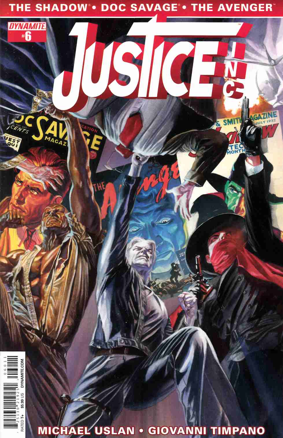 Justice Inc #6 Main Cover Ross [Dynamite Comic] THUMBNAIL