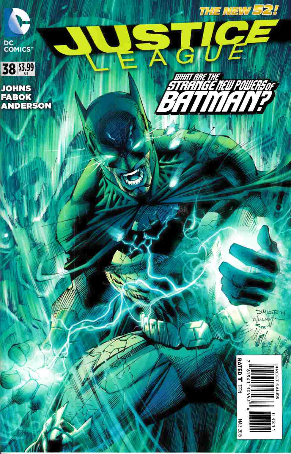 Justice League #38 Near Mint (9.4) [DC Comic] LARGE