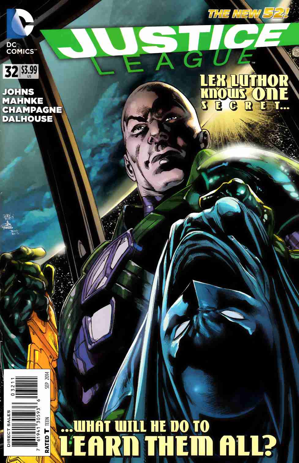 Justice League #32 Near Mint (9.4) [DC Comic] LARGE