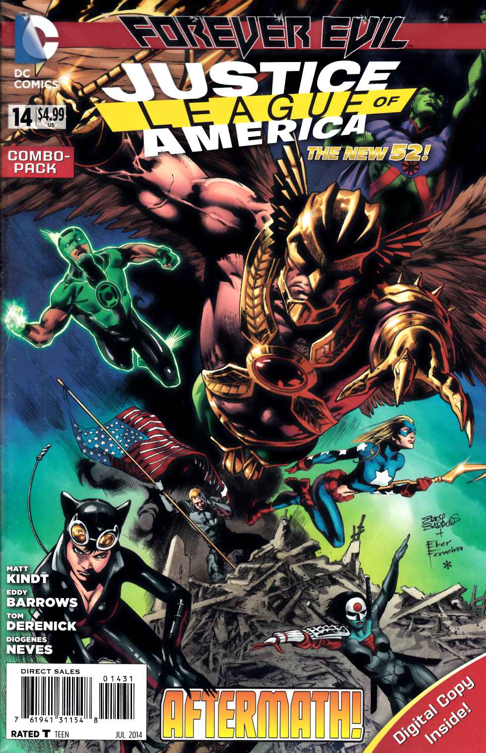 Justice League of America #14 Combo Pack (Evil) [Comic] THUMBNAIL