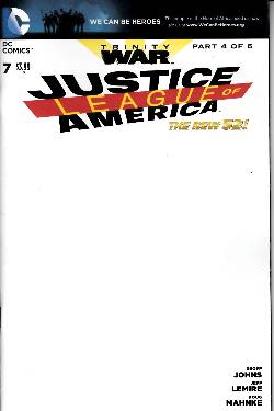 Justice League of America #7 We Heroes Blank Cover [Comic] LARGE
