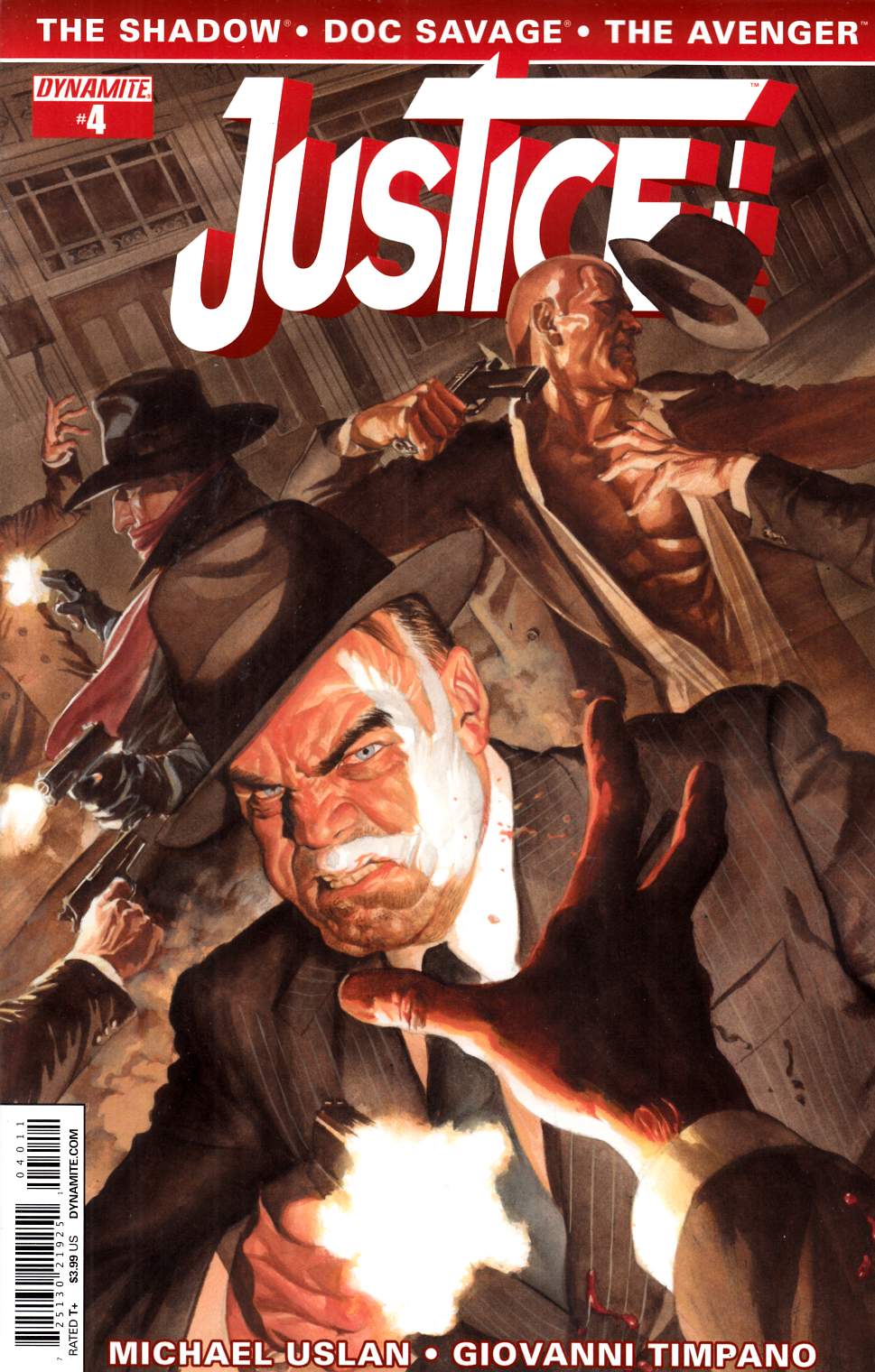 Justice Inc #4 Main Cover- Ross [Dynamite Comic] THUMBNAIL
