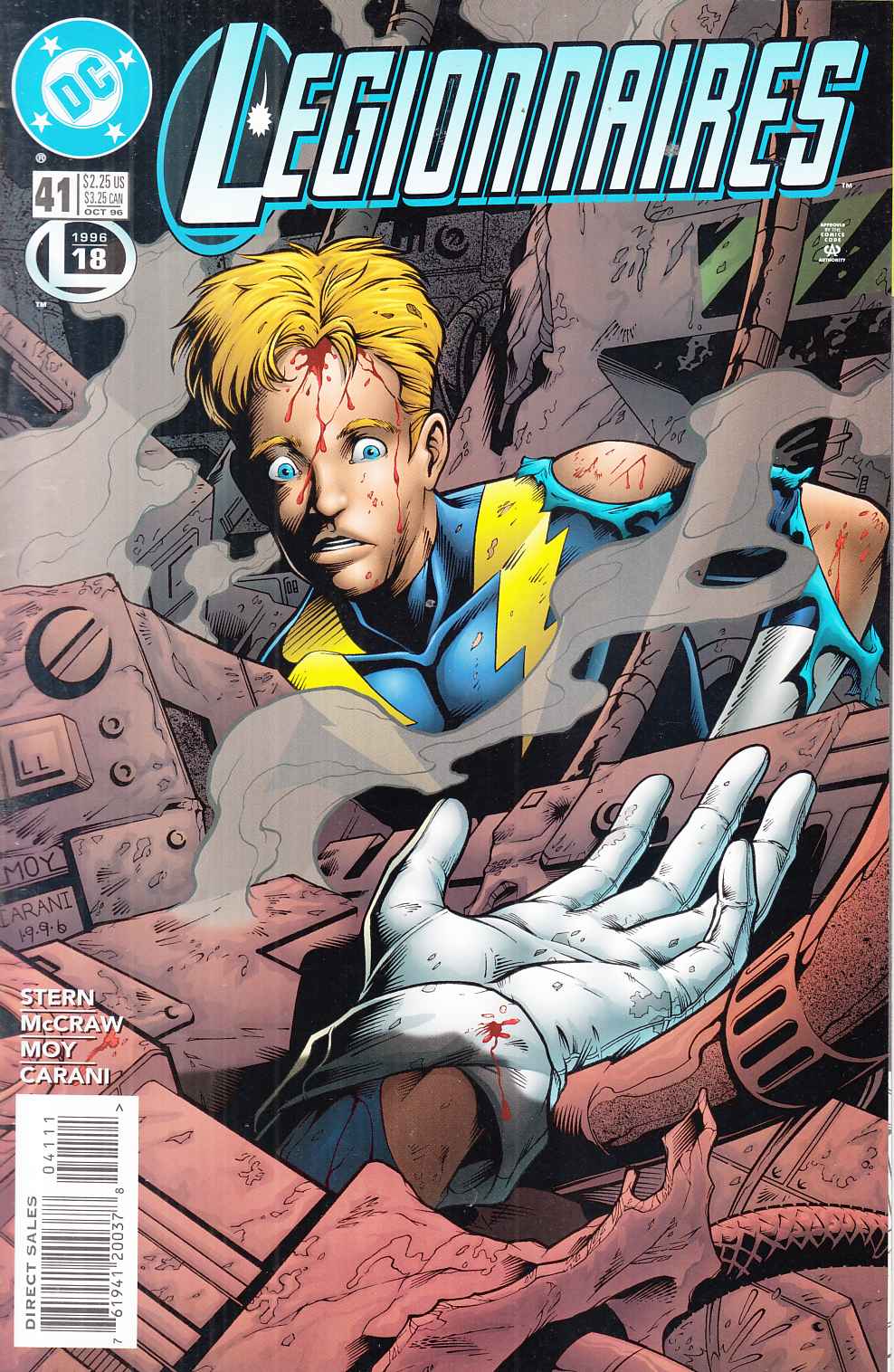 Legionnaires #41 Near Mint (9.4) [DC Comic] LARGE