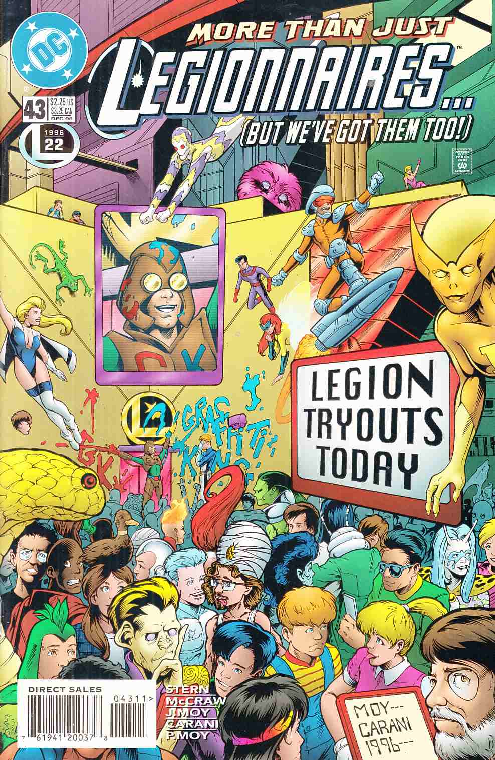 Legionnaires #43 Near Mint (9.4) [DC Comic] LARGE