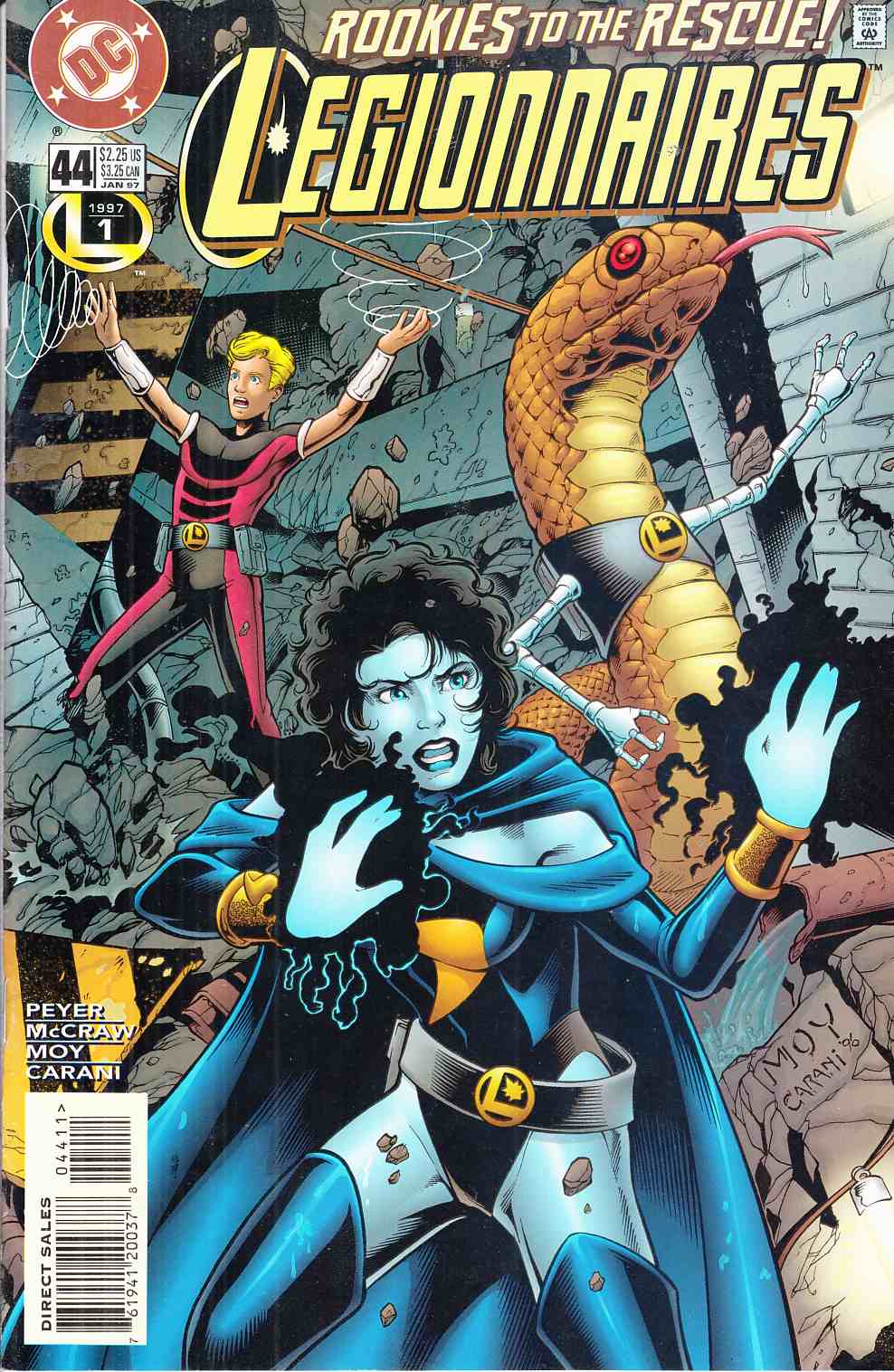 Legionnaires #44 Near Mint (9.4) [DC Comic] LARGE