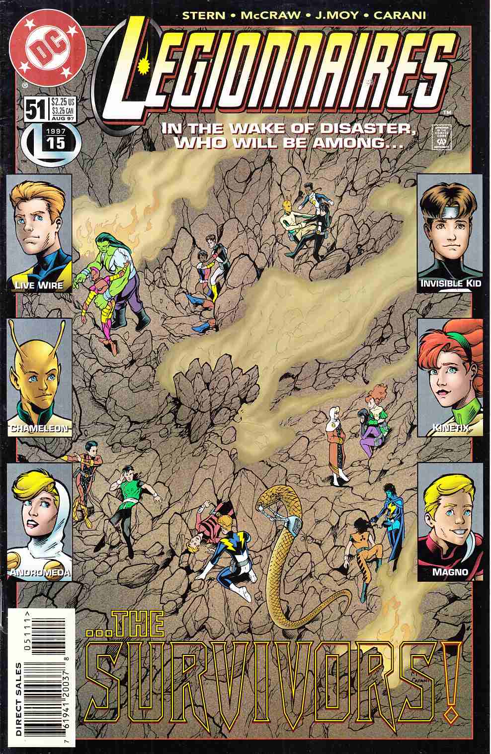 Legionnaires #51 Very Fine (8.0) [DC Comic] LARGE