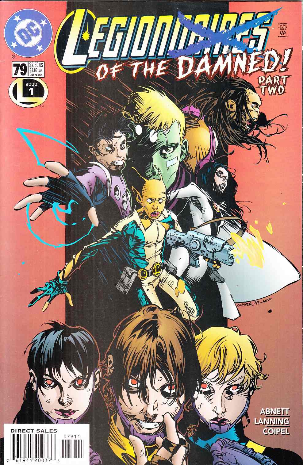 Legionnaires #79 Near Mint (9.4) [DC Comic] THUMBNAIL