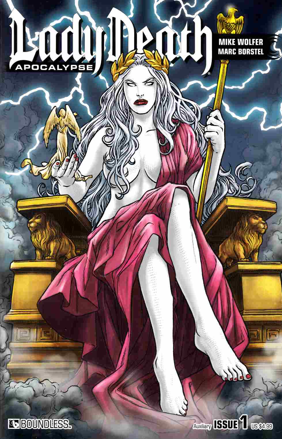 Lady Death Apocalypse #1 Auxiliary Cover Near Mint (9.4) [Boundless Comic] LARGE