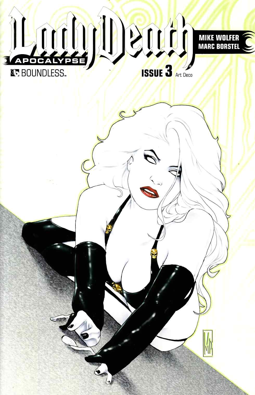 Lady Death Apocalypse #3 Art Deco Order Incentive Cover [Boundless Comic] LARGE