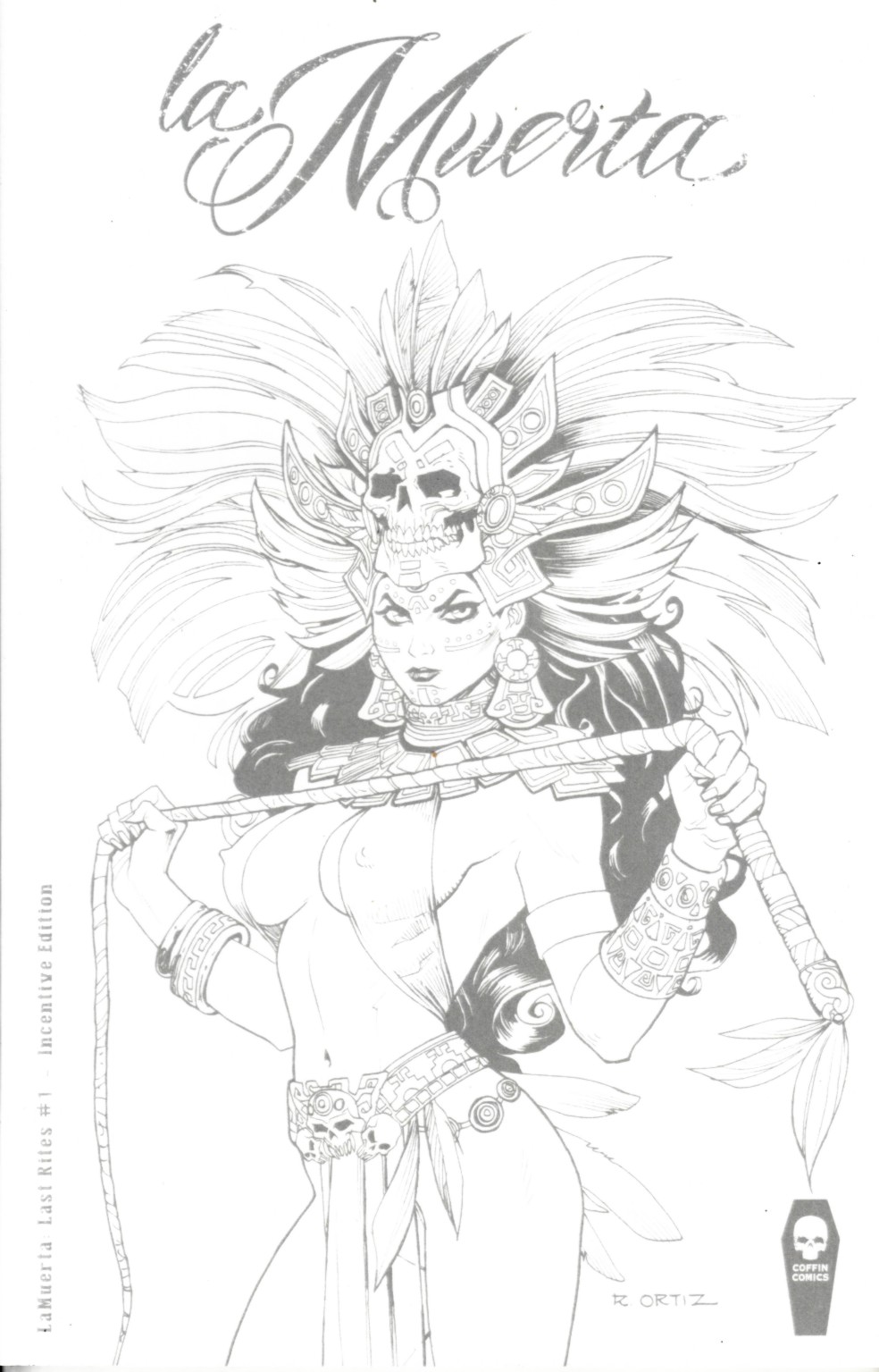 La Muerta Last Rites #1 Ortiz Incentive Cover [Coffin Comic] THUMBNAIL