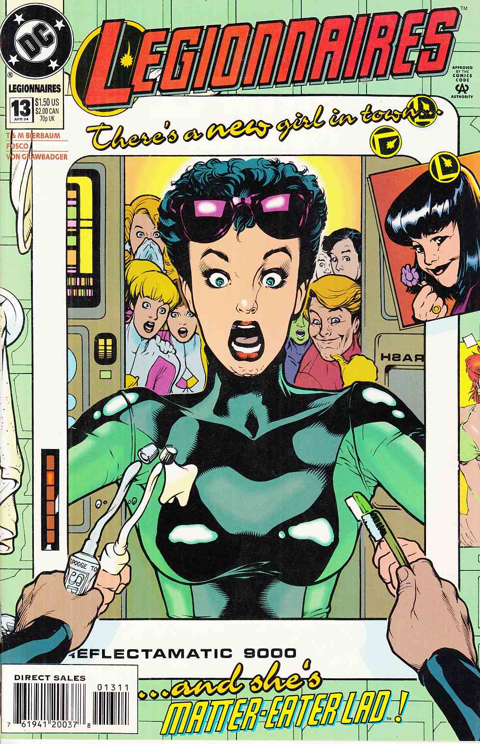 Legionnaires #13 Near Mint (9.4) [DC Comic] LARGE