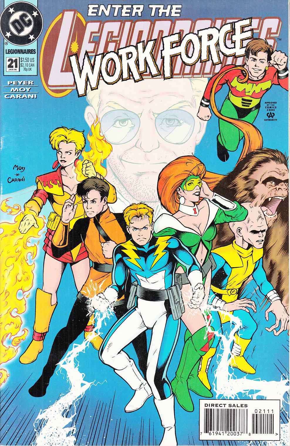 Legionnaires #21  Very Fine/Near Mint (9.0) [DC Comic] THUMBNAIL