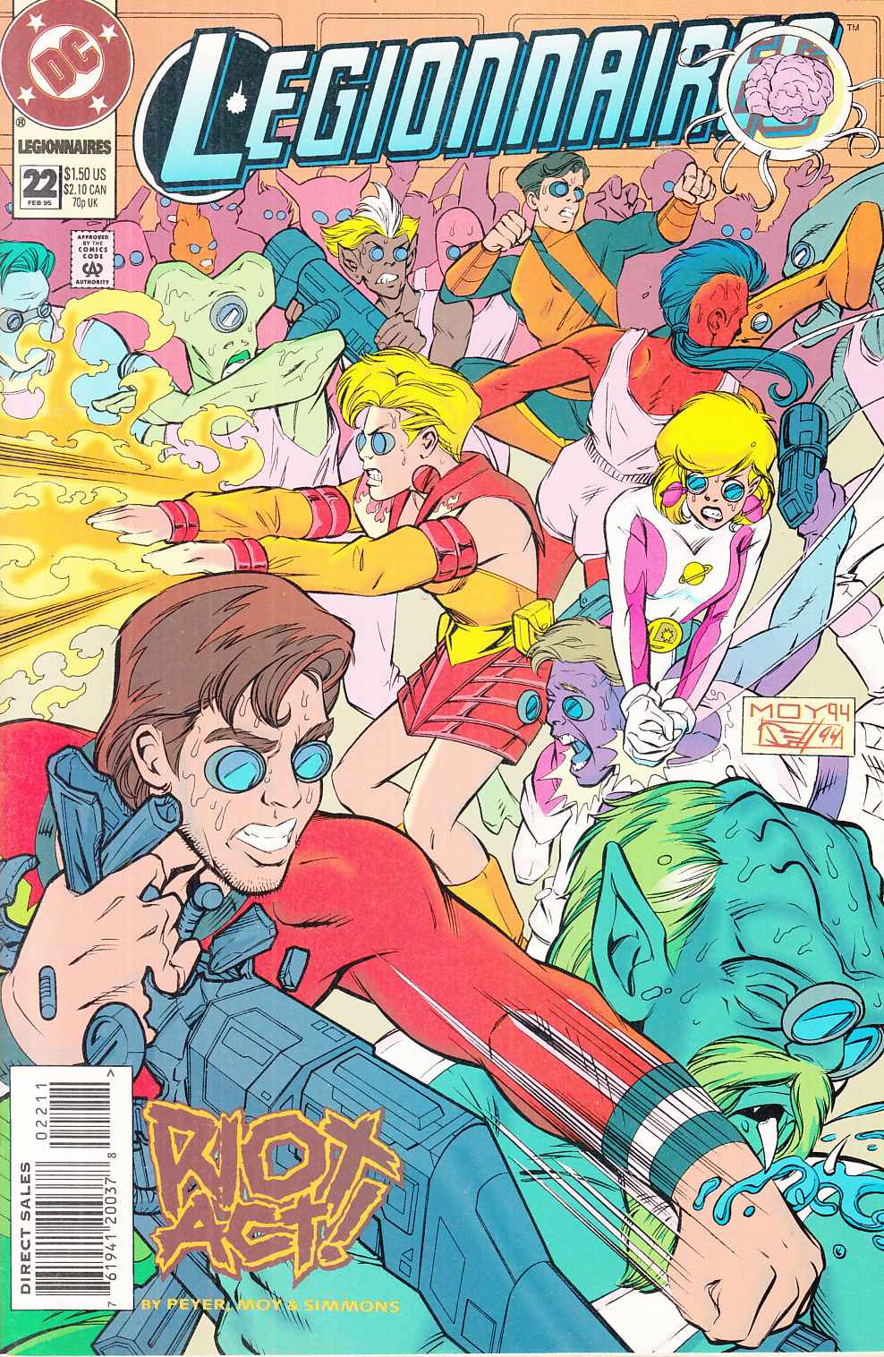 Legionnaires #22 Near Mint (9.4) [DC Comic] LARGE