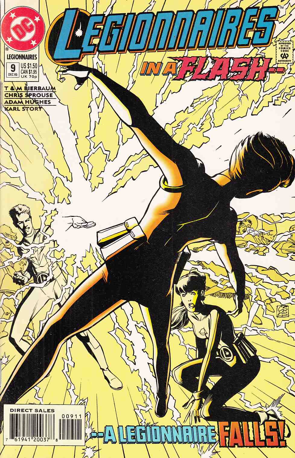 Legionnaires #9 Near Mint Minus (9.2) [DC Comic] LARGE