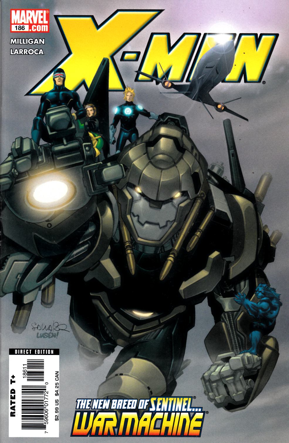 X-Men #186 Very Fine (8.0) [Marvel Comic] LARGE