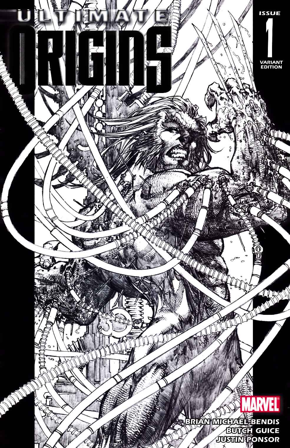 Ultimate Origins #1 Turner Sketch Variant Cover Near Mint Minus (9.2) [Marvel Comic]