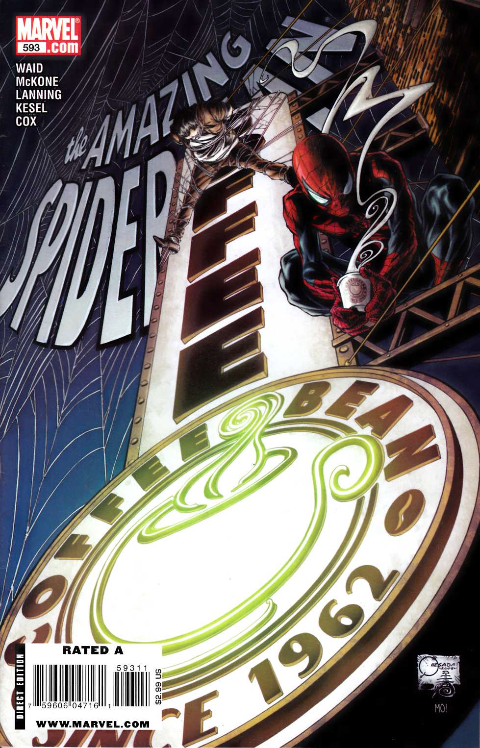 Amazing Spider-Man #593 Very Fine (8.0) [Marvel Comic] THUMBNAIL